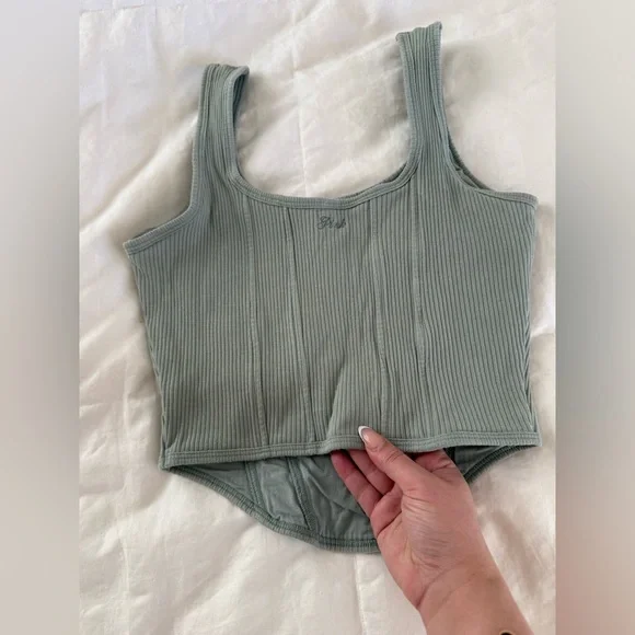 Victoria's Secret Pink Ribbed Top - Picture 3 of 5